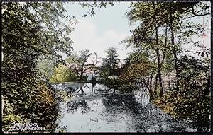 Temple Newsam Fish Pond 1920's Postcard