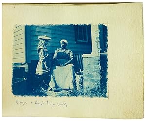 Cyanotype Photo Album of a Rural White Family and "Aunt Liza," the Black Cook