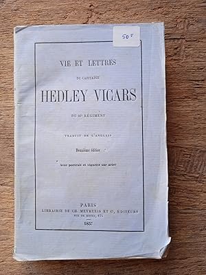 Vie et Lettres du capitaine Hedley Vicars