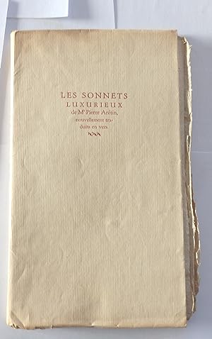 Les Sonnets luxurieux de l'Aretin. (1524.).