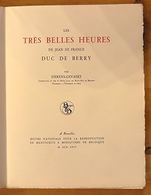 Les très belles heures de Jean de France, duc de Berry