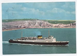 Ship Koning M S Albert Dover 1964 Postcard