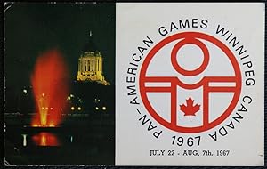 Winnipeg Pan-American Games 1967 Postcard