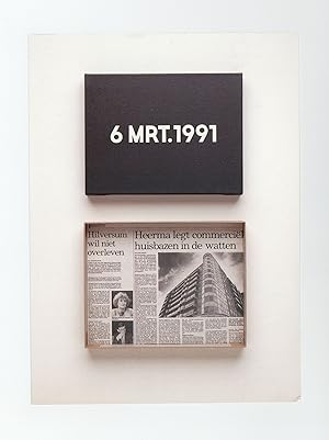 Exhibition card: On Kawara: date paintings in 89 cities (15 December 1991-2 February 1992)