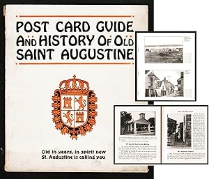 Post Card Guide and History of Old Saint Augustine Florida [6 postcards]