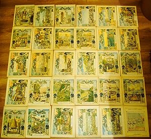 Lot 30 couvertures de cahiers sur le thème des colonies françaises