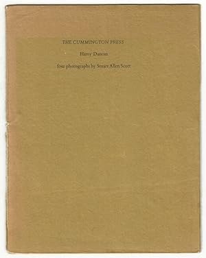 The Cummington Press. Harry Duncan. Four photographs by Stuart Allen Scott