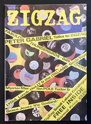 Zigzag #103 July 1980 WITH Third Small Labels Catalogue bound in