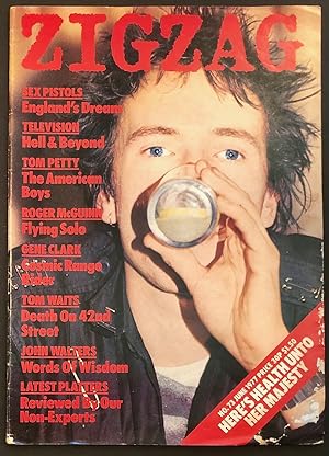 Zigzag #73 June 1977 Johnny Rotten on Cover and with Tom Verlaine / Television Interview