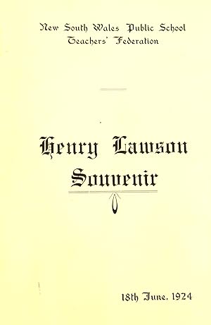 Henry Lawson Souvenir.