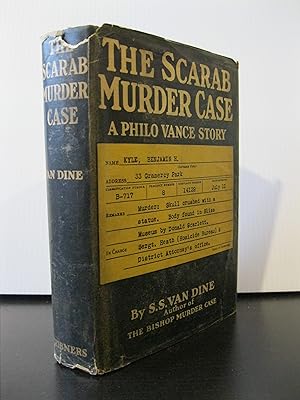THE SCARAB MURDER CASE: A PHILO VANCE STORY **FIRST EDITION**