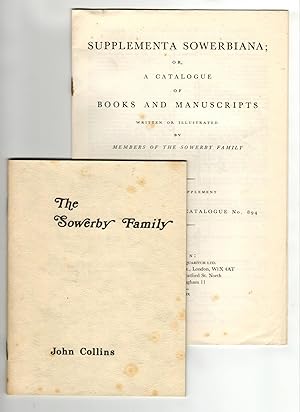 A Note on the History of the Sowerby Family Archive Together With a Short Title Catalogue of Natu...