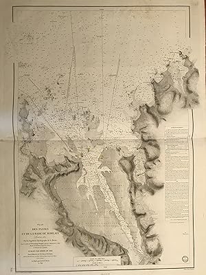 Plan des passes et de la rade de Morlaix levée en 1837 par les Ingénieurs Hydrographes de la Marine