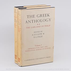 The Greek Anthology: The Garland of Philip and Some Contemporary Epigrams