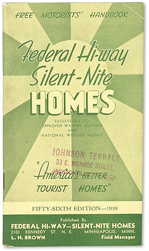 Federal Hi-Way Silent-Nite Homes. [cover title]