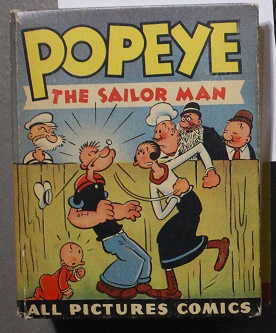 POPEYE THE SAILOR MAN (ALL PICTURES COMICS) (Better Little Book ; 1947.; HARDCOVER; Whitman # 142...