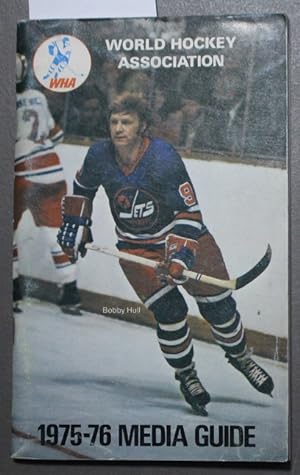 World Hockey Association 1975-76 Media Guide (WHA) BOBBY HULL photo Cover