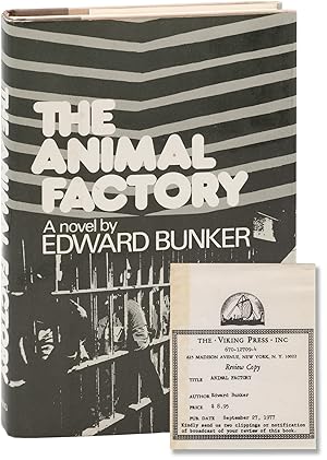 The Animal Factory (First Edition, Review Copy)
