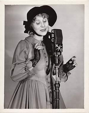 Original publicity photograph of Blanche Yurka for the "Roses and Drums" radio broadcast, 1935
