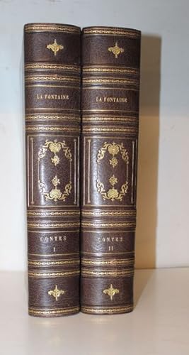Contes de La Fontaine, avec illustrations de Fragonard. Réimpression de l'édition de Didot, 1795,...