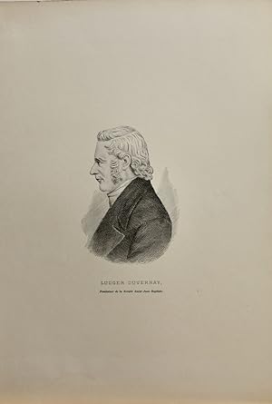 (Gravure) Ludger Duvernay, fondateur de la Société Saint-Jean-Baltiste