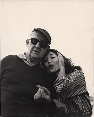 The Horse Soldiers (Original photograph of John Ford and China Machado on the set of the 1959 film)