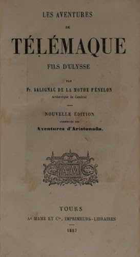 LES AVENTURES DE TÉLÉMAQUE, FILS D'ULYSSE. [1857]