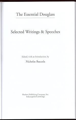 The Essential Douglas: Selected Writings & Speeches