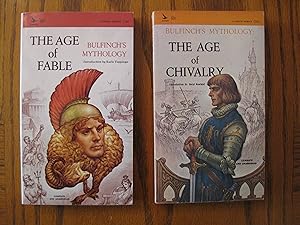 Bulfinch's Mythology and Hawthorne (3) Airmont Paperback Classics, including: The Age of Chivalry...