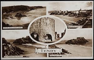 Tenby St. Catherine's Goscar Wales Postcard
