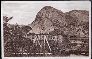 Towyn Bird Rock Wales Vintage Postcard