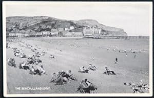 Llandudno Beach Vintage Wales Postcard