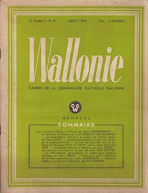WALLONIE - Mensuel - n°8 AOUT1943