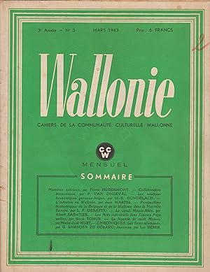 WALLONIE - Mensuel - n°3 MARS 1943