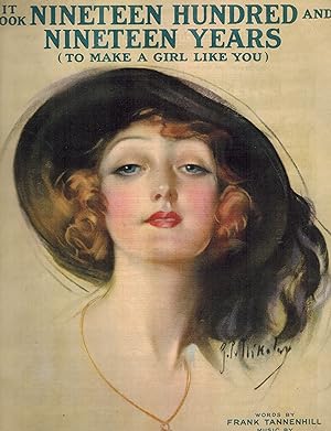 It Took Nineteen Hundred and Nineteen Years to Make A Girl Like You - Vintage Sheet Music