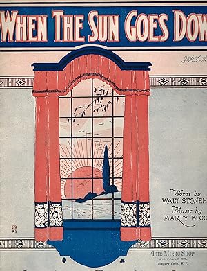 When the Sun Goes Down - Vintage Sheet Music
