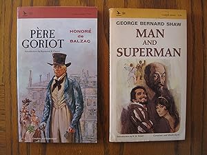 Human Comedy Two (2) Airmont Paperback Classics, including: Pere Goriot (CL 84), and; Man and Sup...