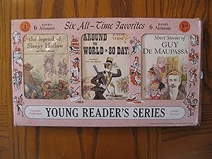 All Jules Verne Young Reader's Series Display Case with Lot of Six (6) Airmont Paperback Classics...