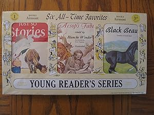 Young Reader's Series Display Case with Lot of Six (6) Airmont Paperback Classics, including: Rob...