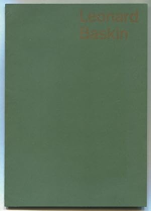 [Exhibition Catalog]: Leonard Baskin: Woodcuts and Wood-Engravings. a part of the Graven Image ex...
