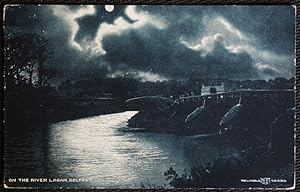 Belfast River Lagan Antique 1907 Postcard