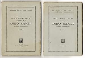 Studi di storia e diritto in memoria di Guido Bonolis. Volume I - II.