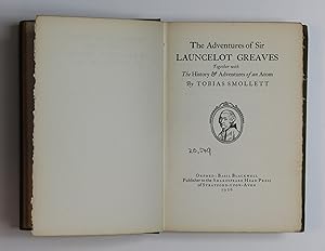 The Adventures of Sir Launcelot Greaves Together With The History & Adventure of an Atom