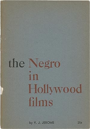 The Negro in Hollywood (First Edition, inscribed by the author)