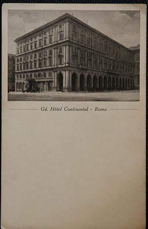 Grand Hotel Cotinental Rome Postcard