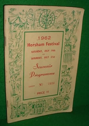 HORSHAM FESTIVAL SOUVENIR PROGRAMME 1962
