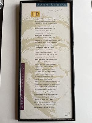 July (framed broadside)