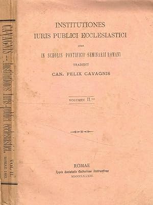 Institutiones iuris publici ecclesiastici vol.II