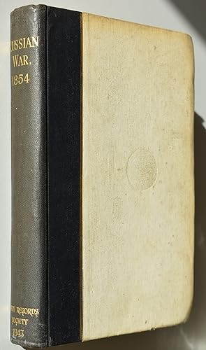 RUSSIAN WAR, 1854 Baltic And Black Sea Official Correspondence