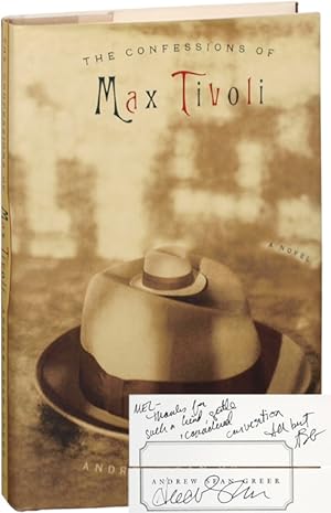 The Confessions of Max Tivoli (First Edition, inscribed to Mel Gussow)